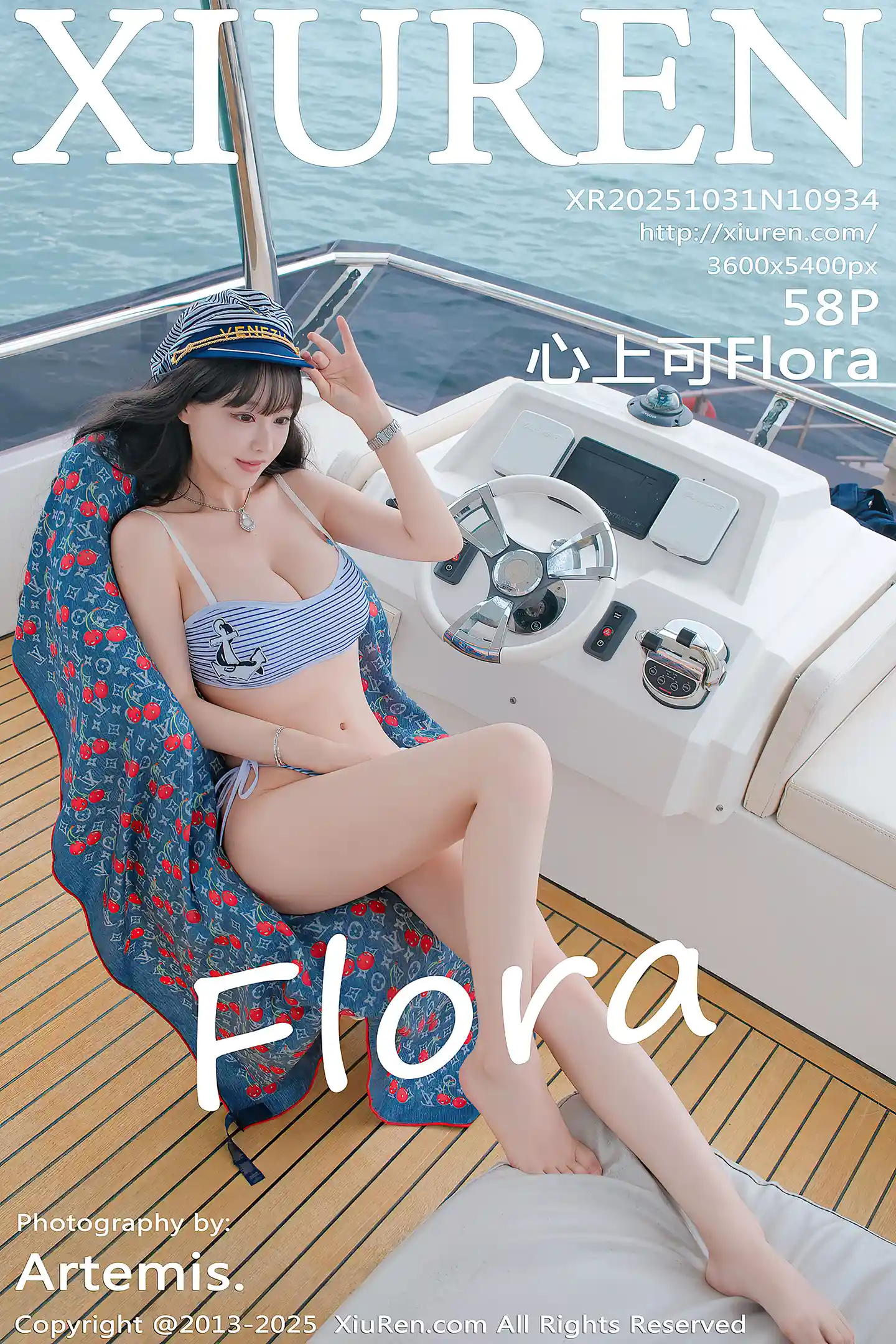 [XiuRen秀人网]No.10934_女神朱可儿Flora户外性感蓝色比基尼秀丰满身材惹火诱惑写真80P-秀人网 - XiuRen.Pro